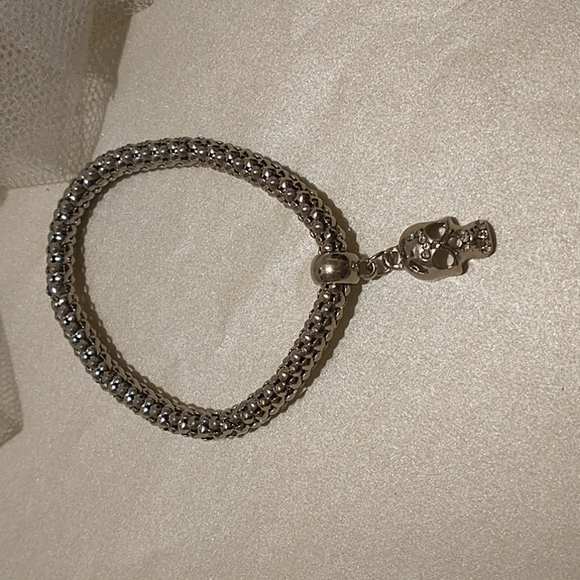 Silver Skull Bracelet! - Picture 2 of 5